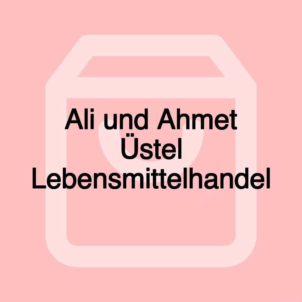 Ali und Ahmet Üstel Lebensmittelhandel