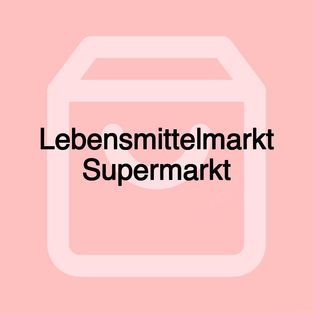 Lebensmittelmarkt Supermarkt