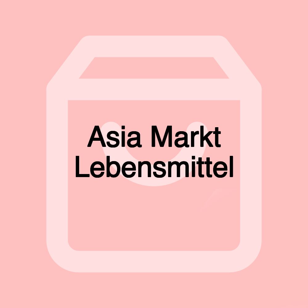 Asia Markt Lebensmittel