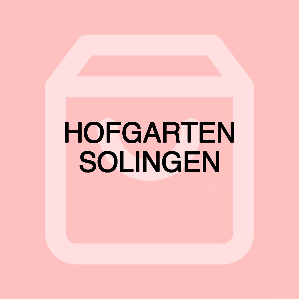 HOFGARTEN SOLINGEN