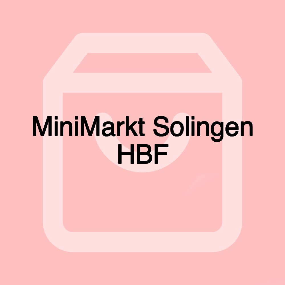 MiniMarkt Solingen HBF