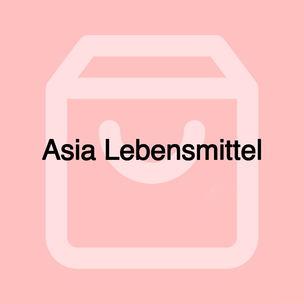 Asia Lebensmittel