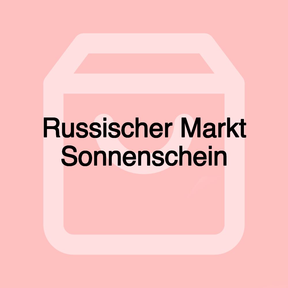 Russischer Markt Sonnenschein