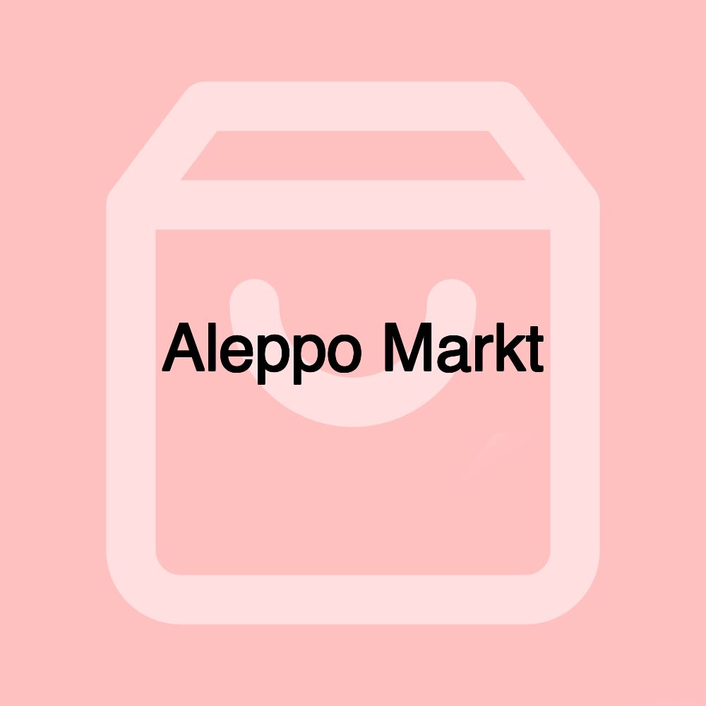 Aleppo Markt