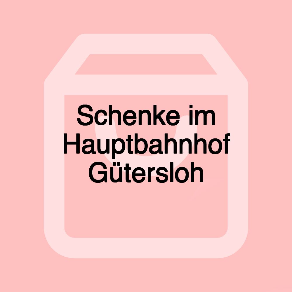 Schenke im Hauptbahnhof Gütersloh