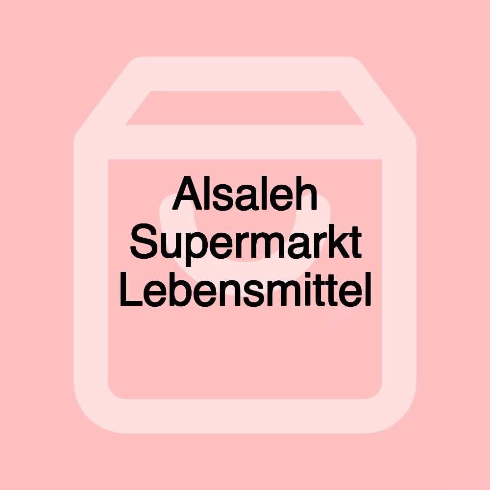 Alsaleh Supermarkt Lebensmittel