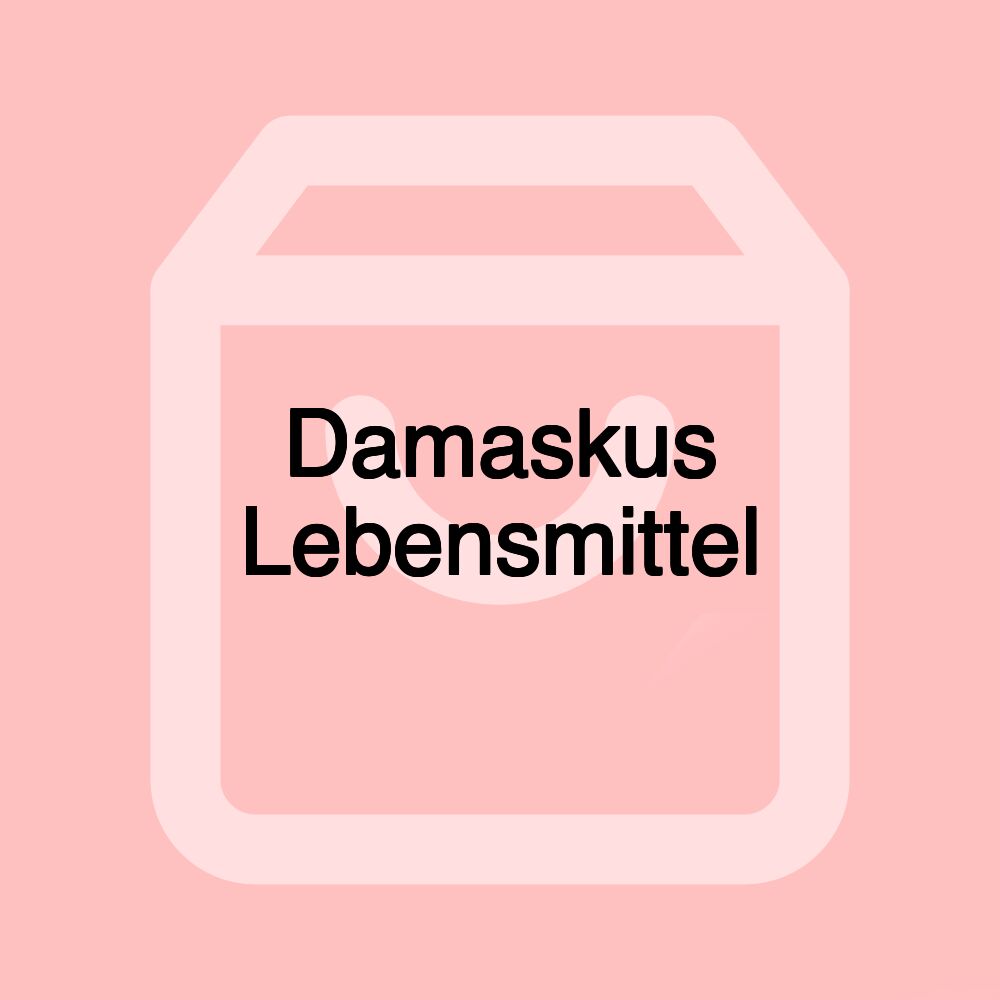 Damaskus Lebensmittel