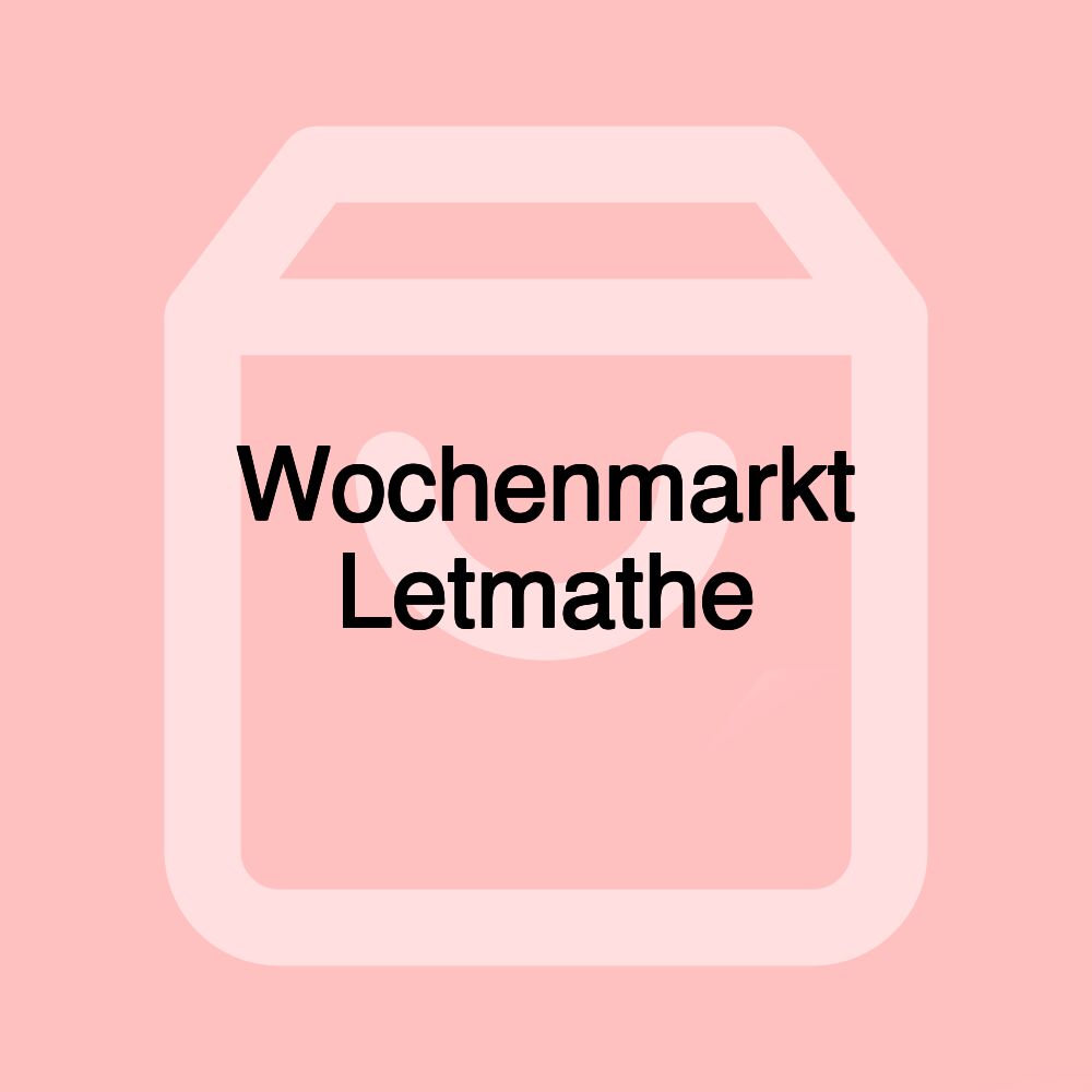 Wochenmarkt Letmathe