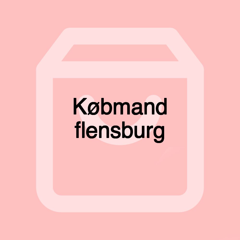 Købmand flensburg