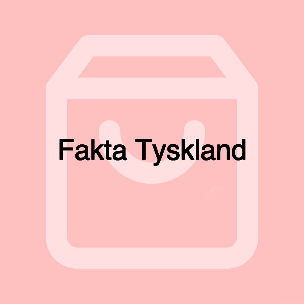 Fakta Tyskland