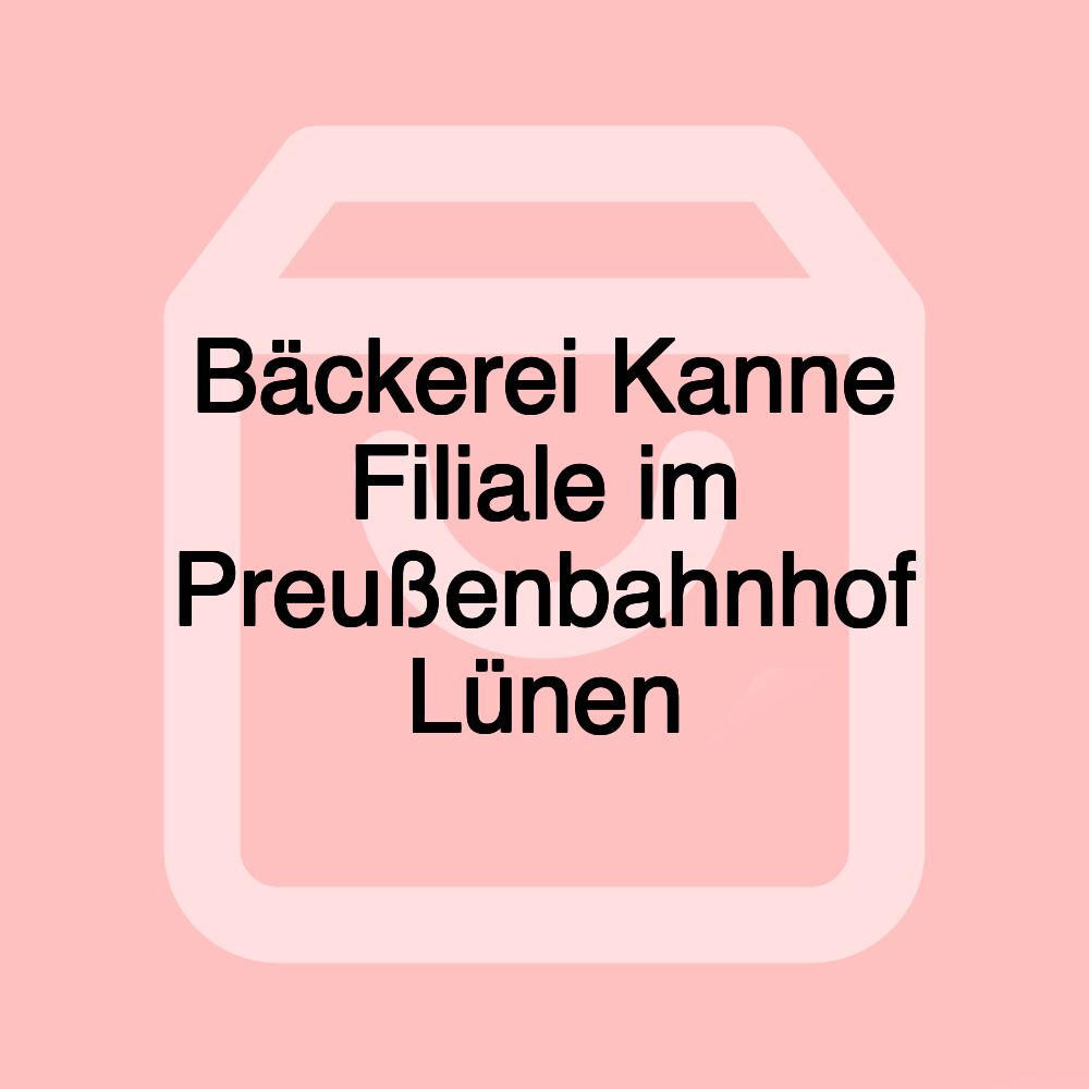 Bäckerei Kanne Filiale im Preußenbahnhof Lünen