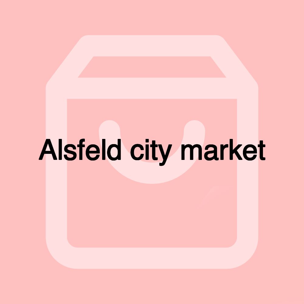 Alsfeld city market