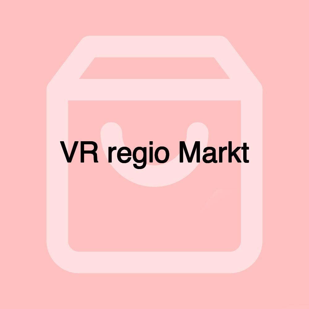 VR regio Markt