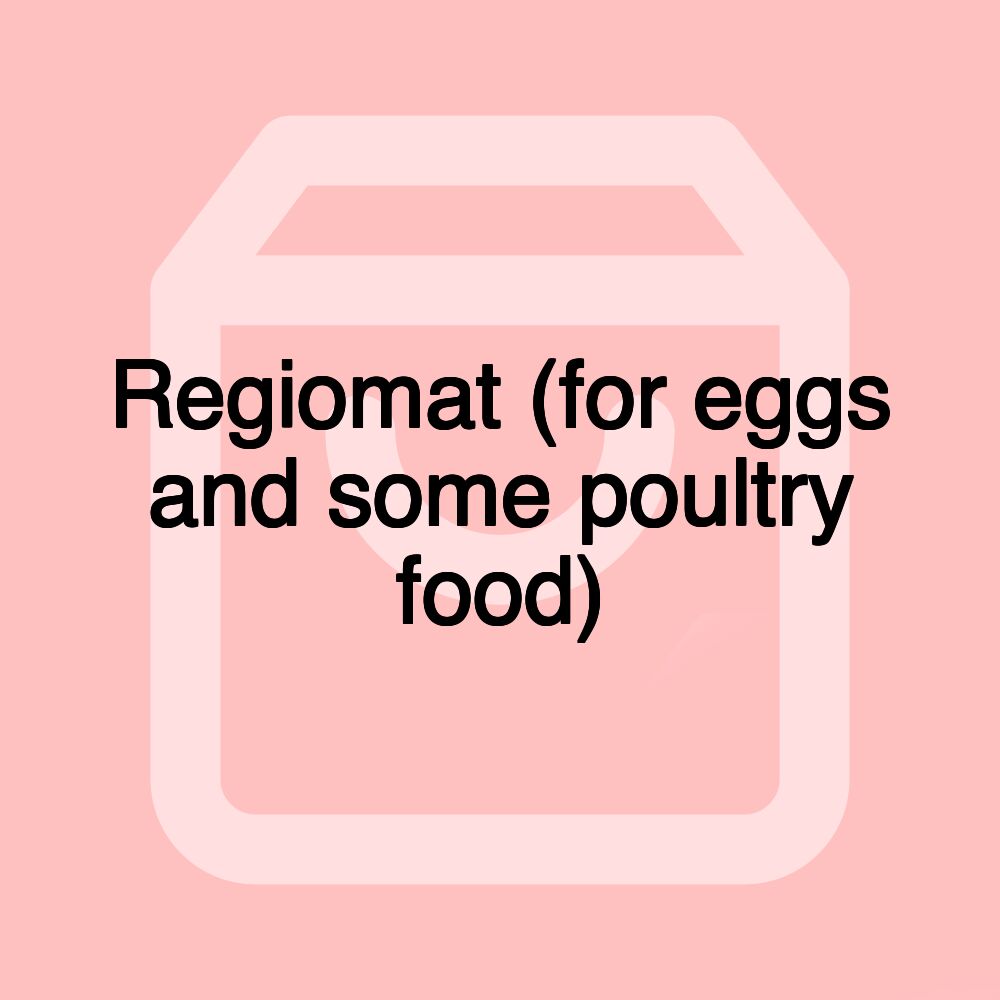 Regiomat (for eggs and some poultry food)