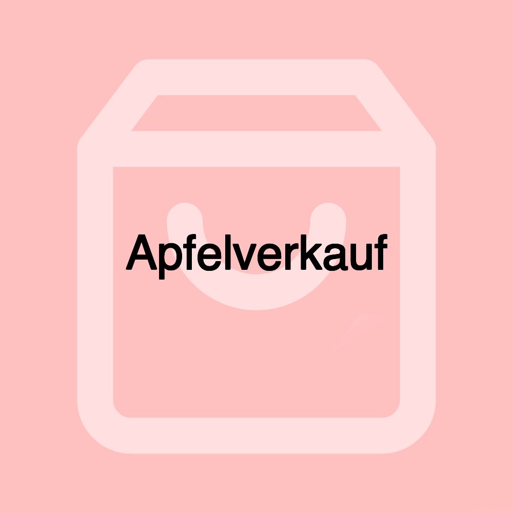 Apfelverkauf