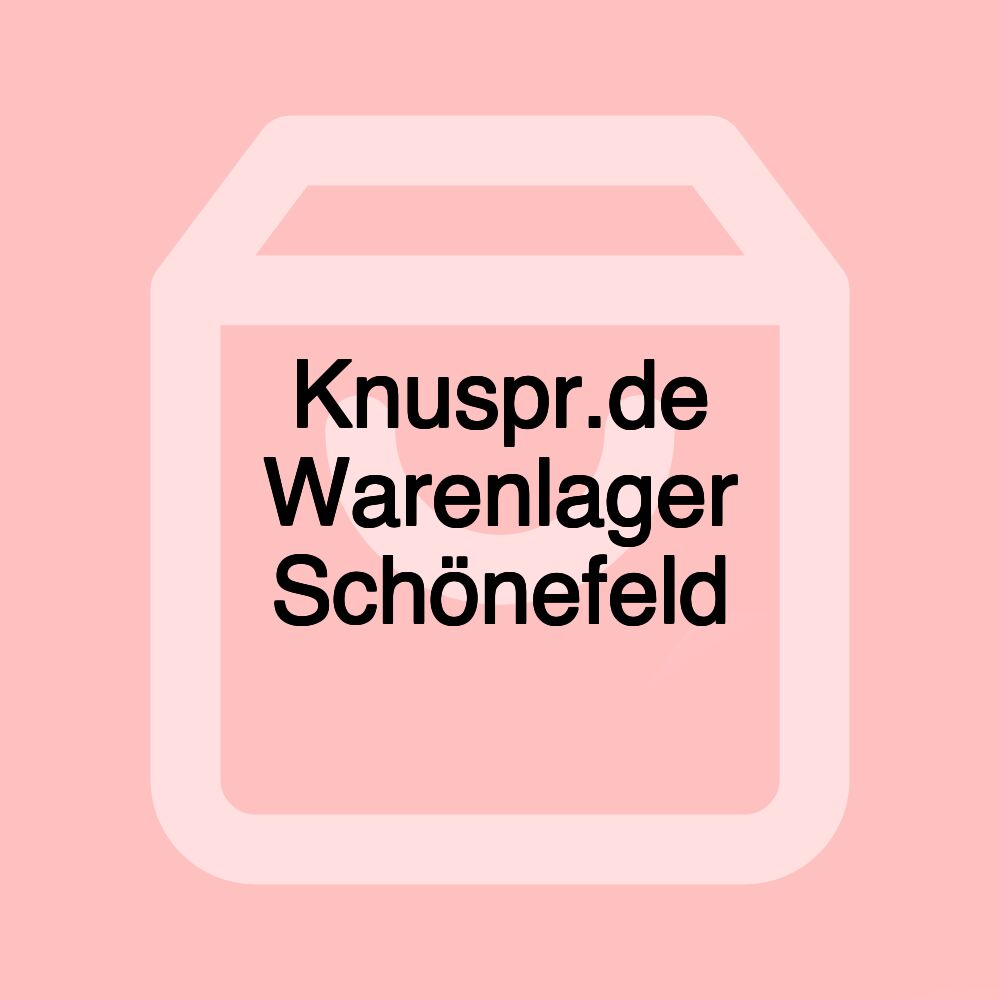 Knuspr.de Warenlager Schönefeld