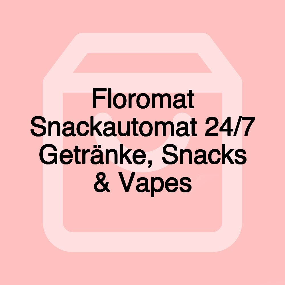 Floromat Snackautomat 24/7 Getränke, Snacks & Vapes