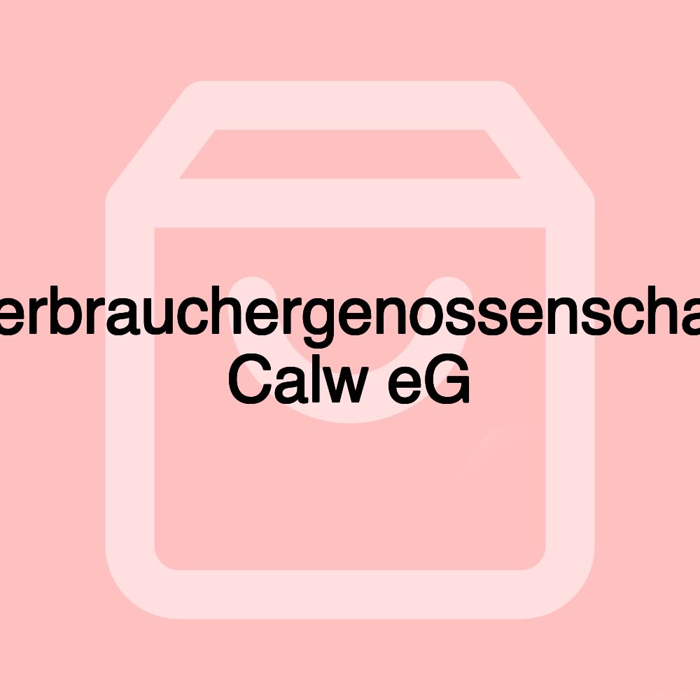 Verbrauchergenossenschaft Calw eG