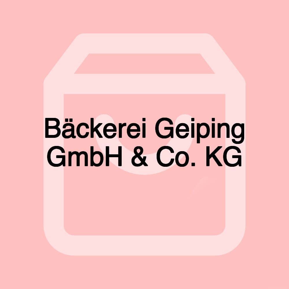 Bäckerei Geiping GmbH & Co. KG