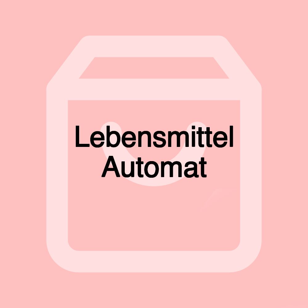 Lebensmittel Automat