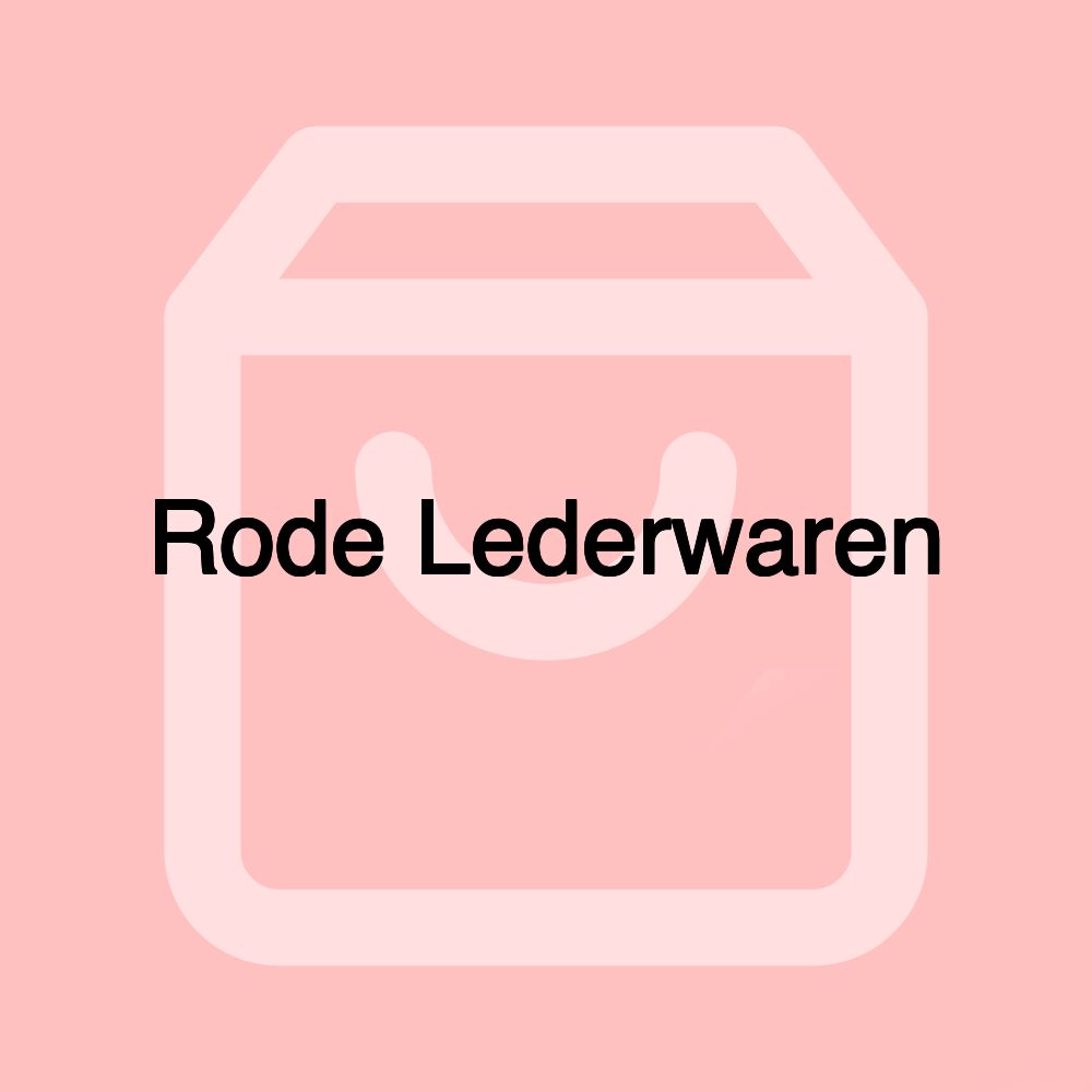 Rode Lederwaren