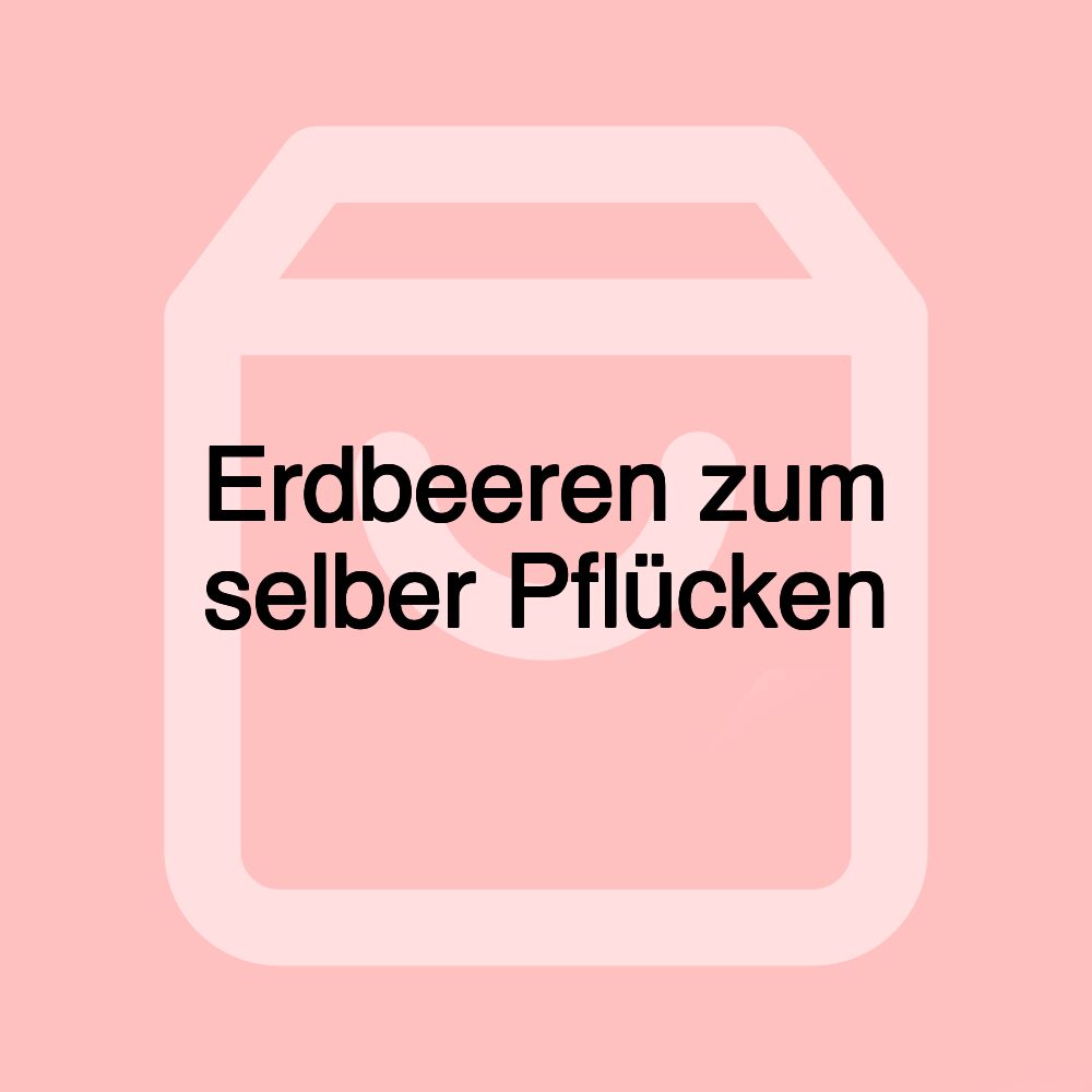 Erdbeeren zum selber Pflücken