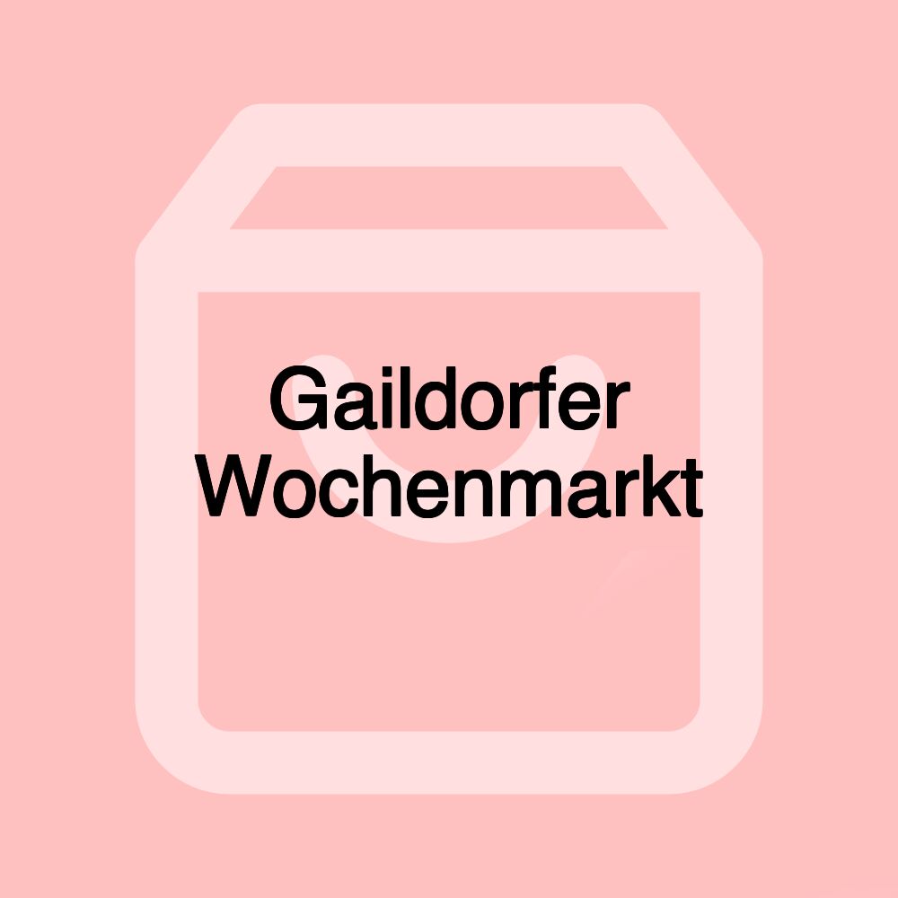 Gaildorfer Wochenmarkt