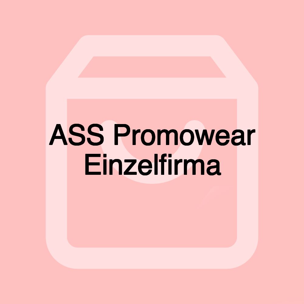 ASS Promowear Einzelfirma