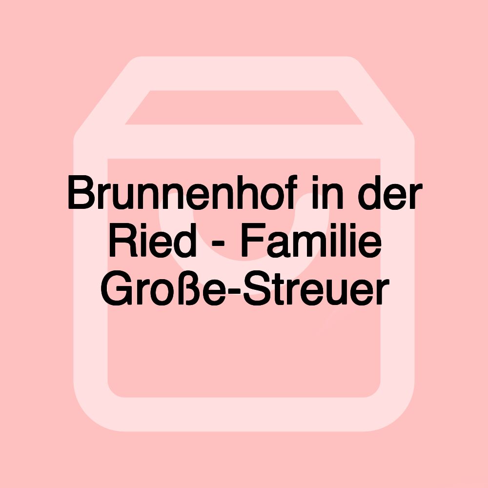 Brunnenhof in der Ried - Familie Große-Streuer