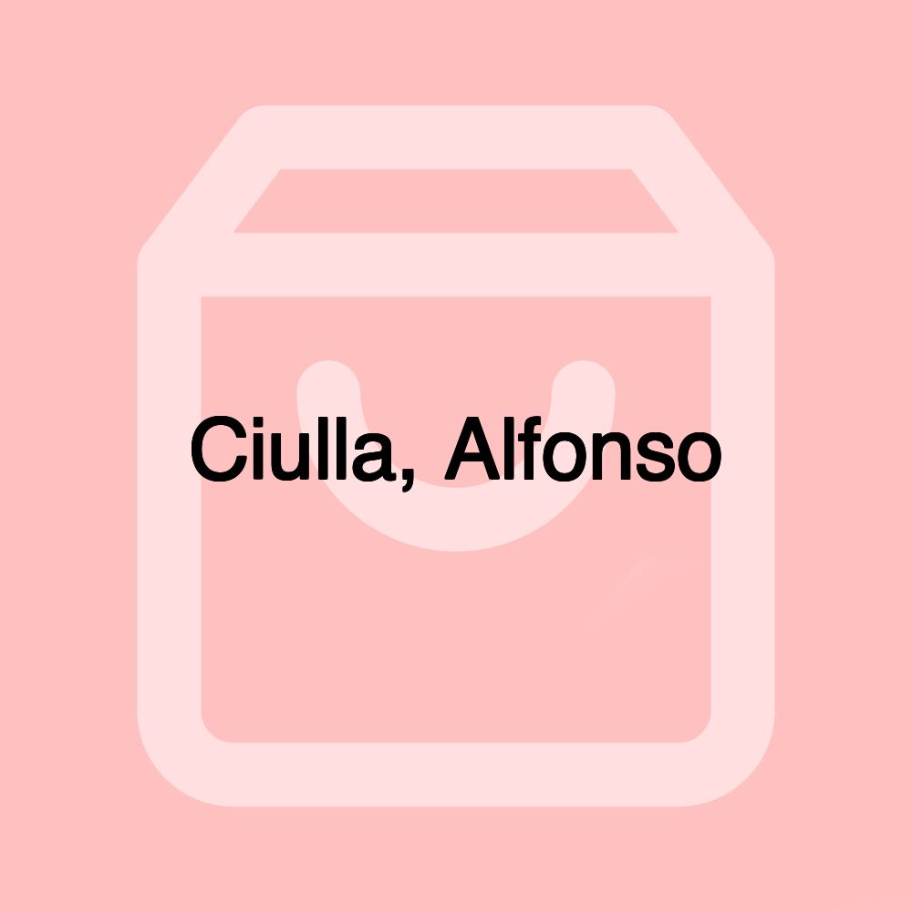 Ciulla, Alfonso