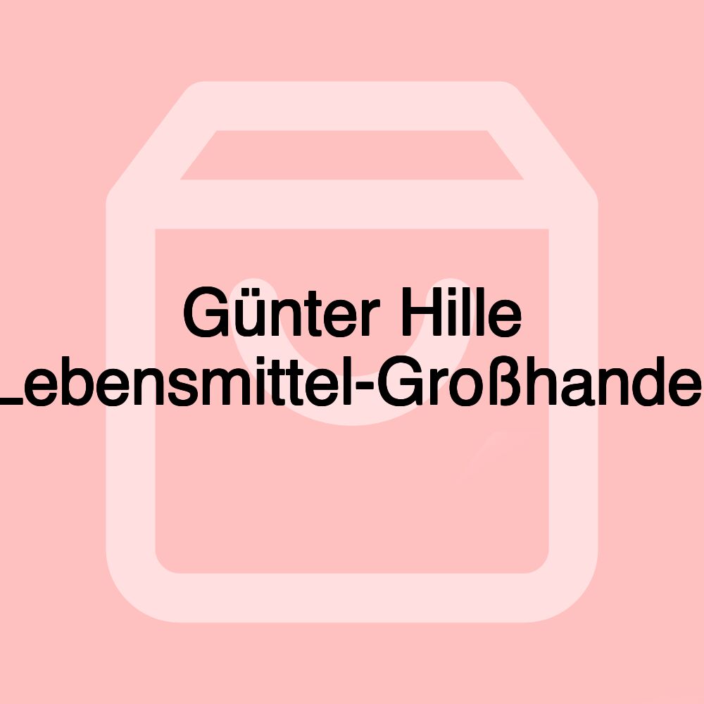 Günter Hille Lebensmittel-Großhandel