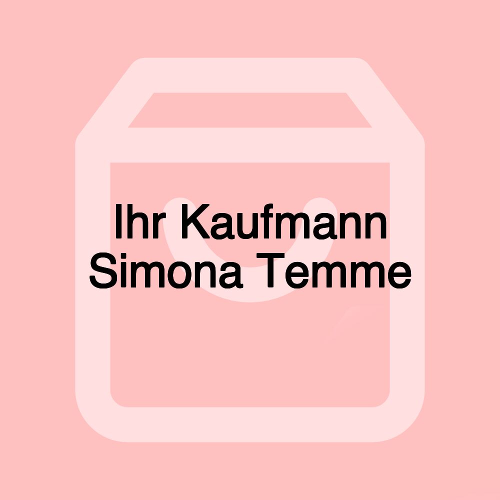 Ihr Kaufmann Simona Temme