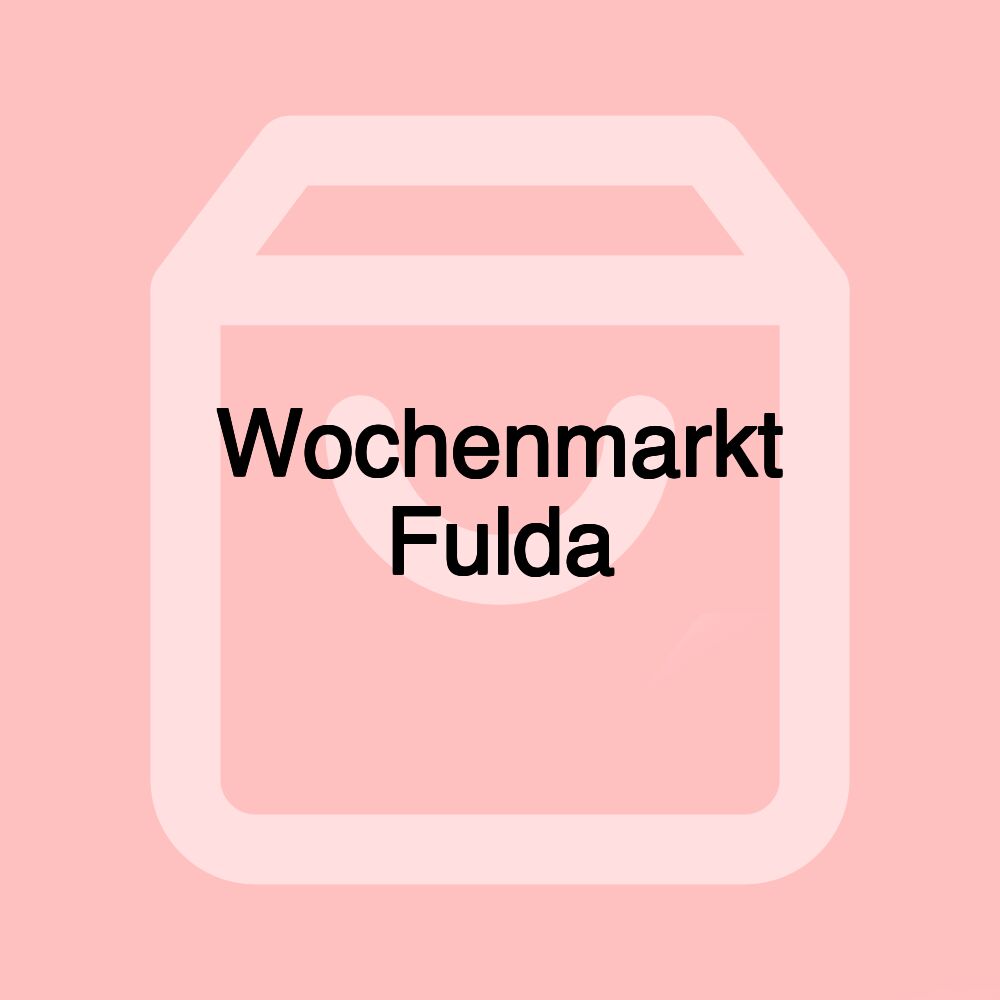 Wochenmarkt Fulda