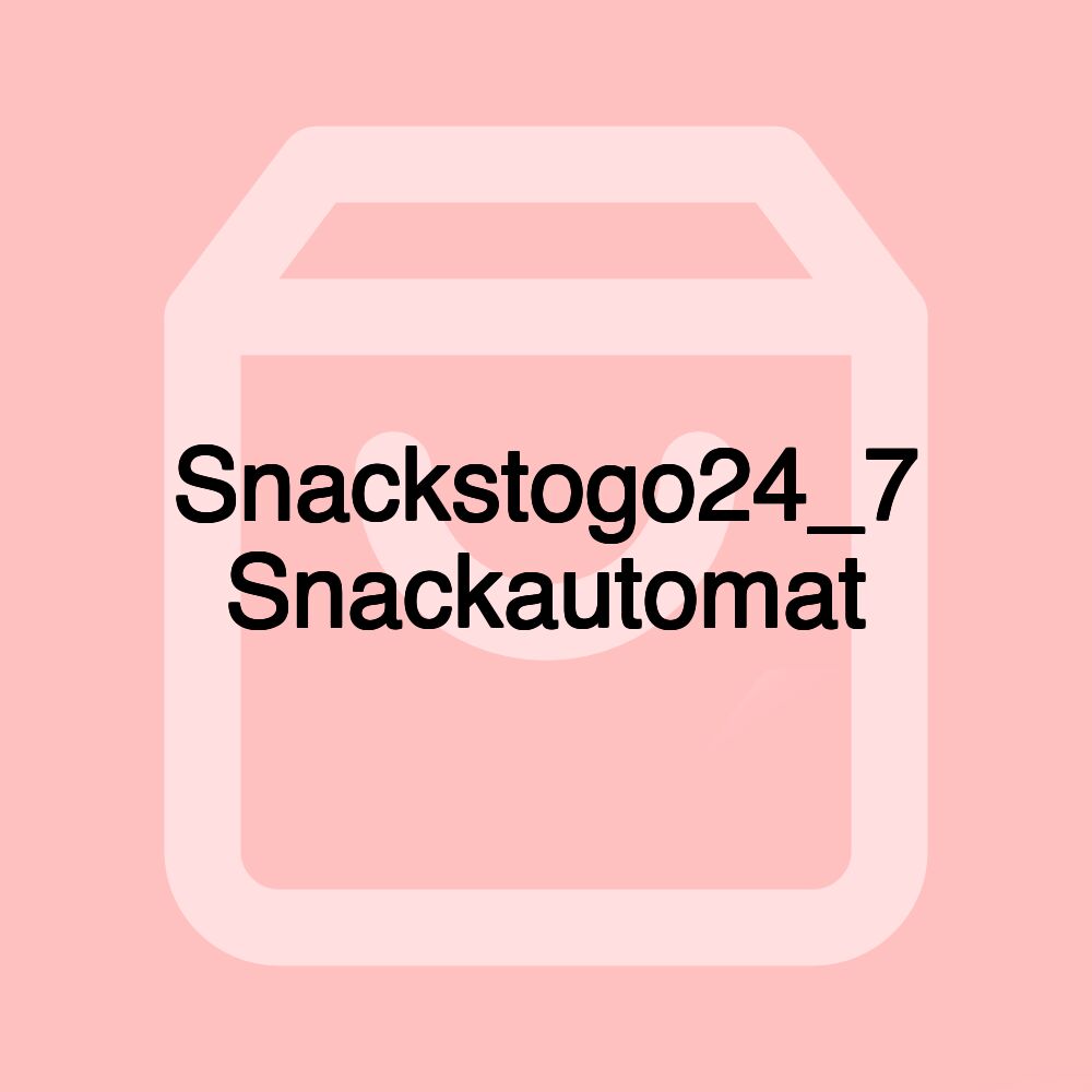 Snackstogo24_7 Snackautomat