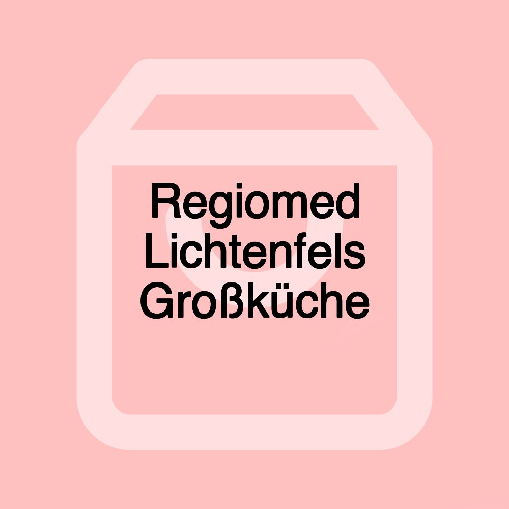 Regiomed Lichtenfels Großküche