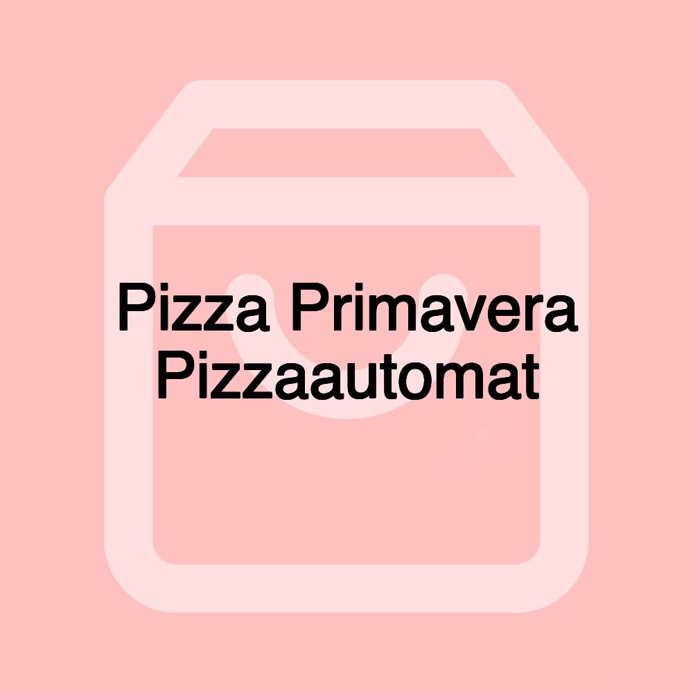 Pizza Primavera Pizzaautomat