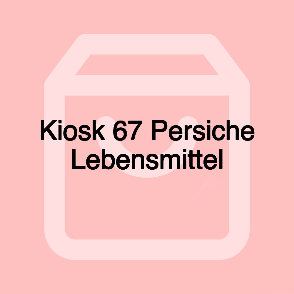 Kiosk 67 Persiche Lebensmittel