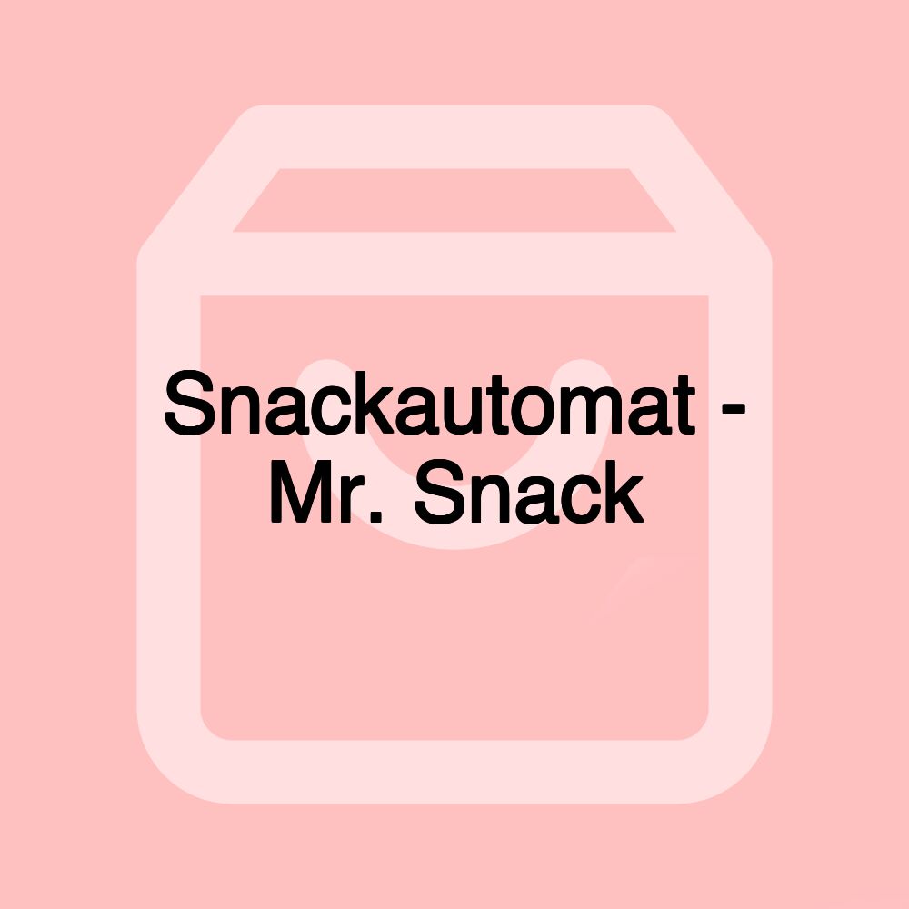 Snackautomat - Mr. Snack