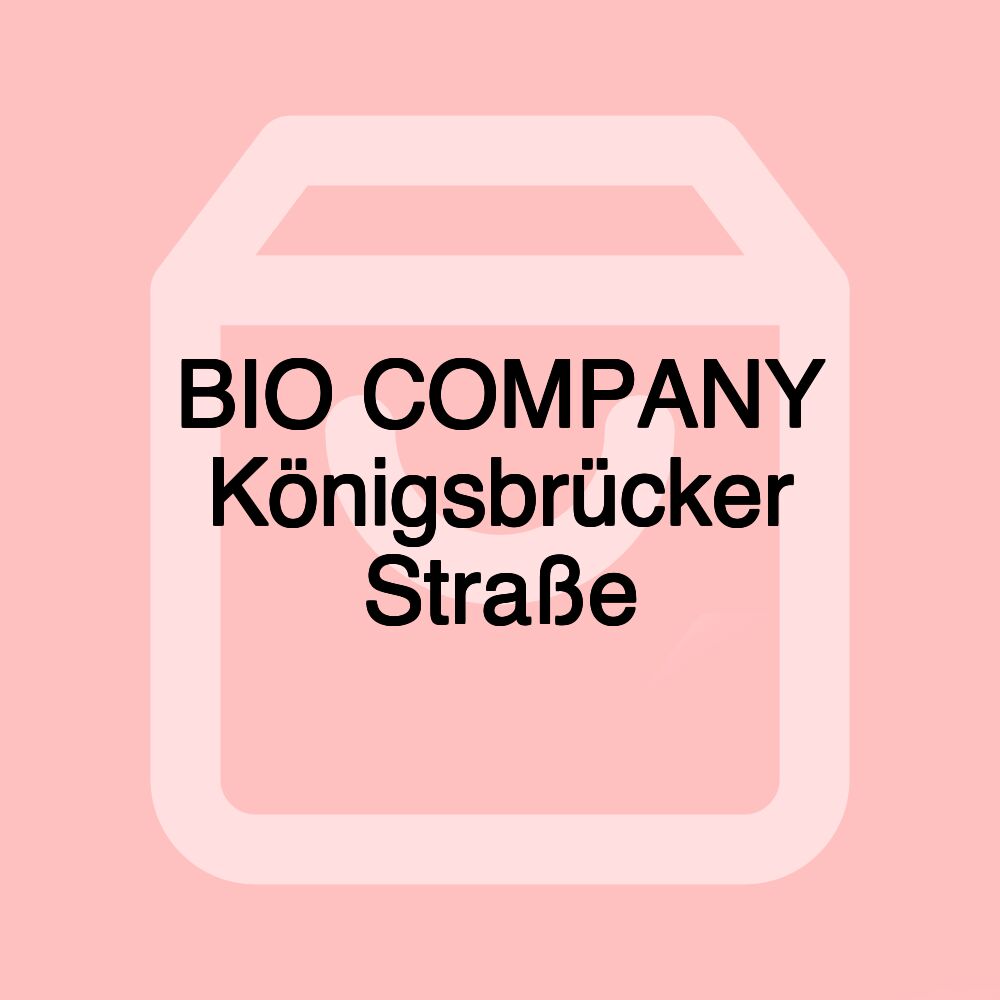 BIO COMPANY Königsbrücker Straße