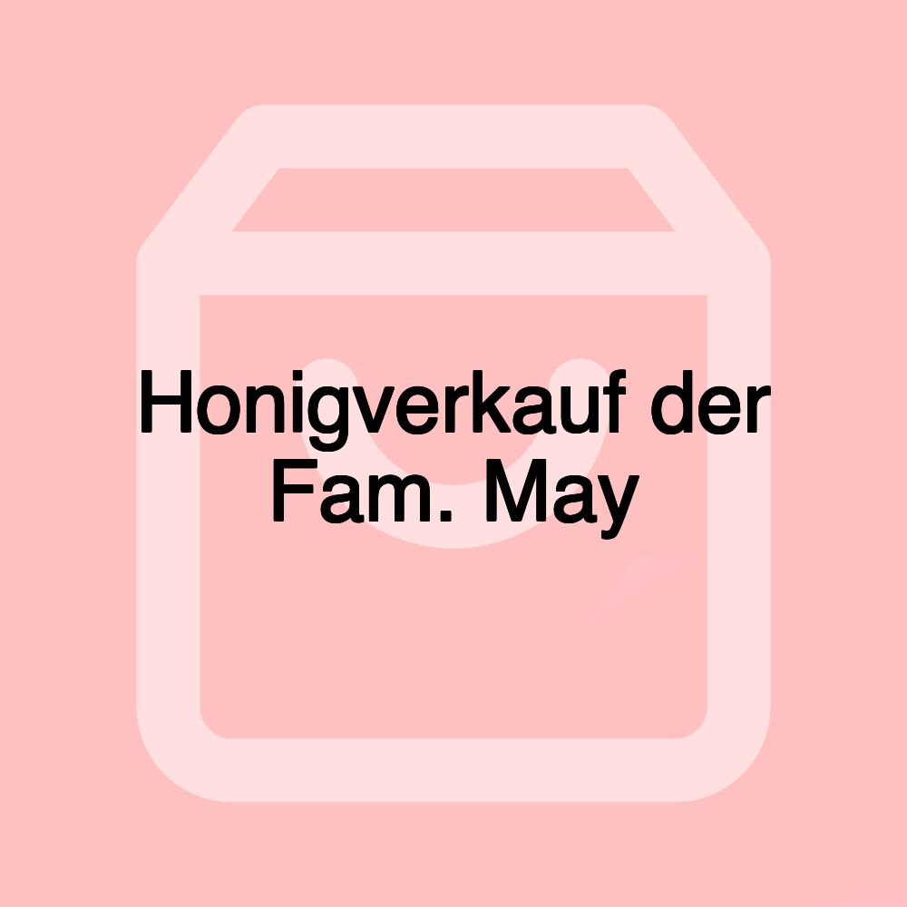 Honigverkauf der Fam. May