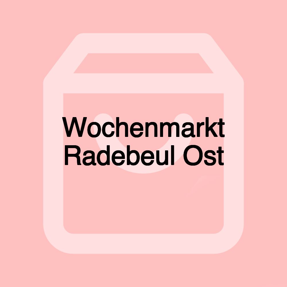 Wochenmarkt Radebeul Ost