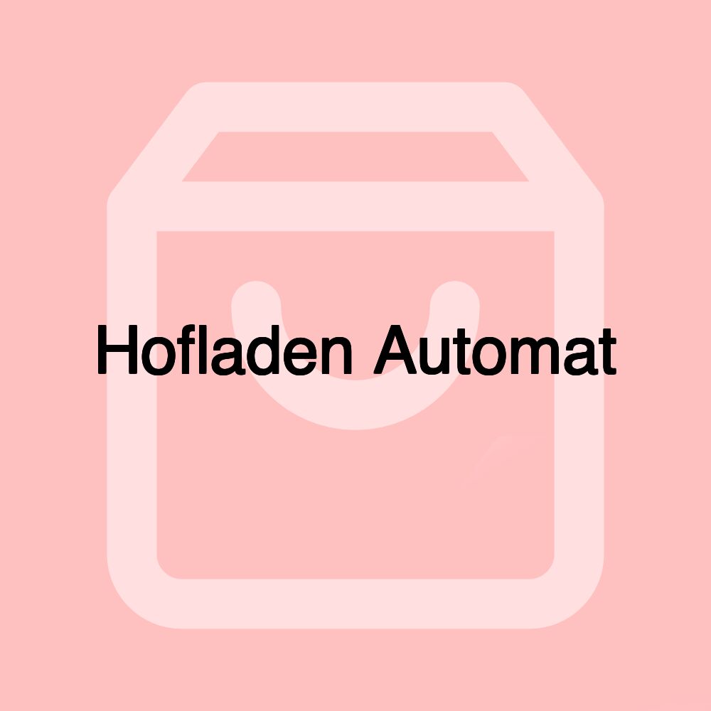 Hofladen Automat