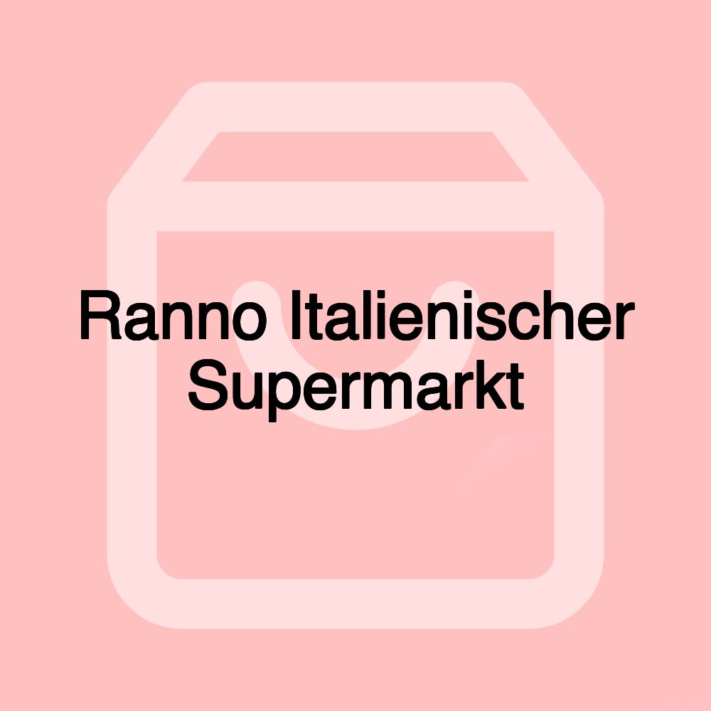 Ranno Italienischer Supermarkt