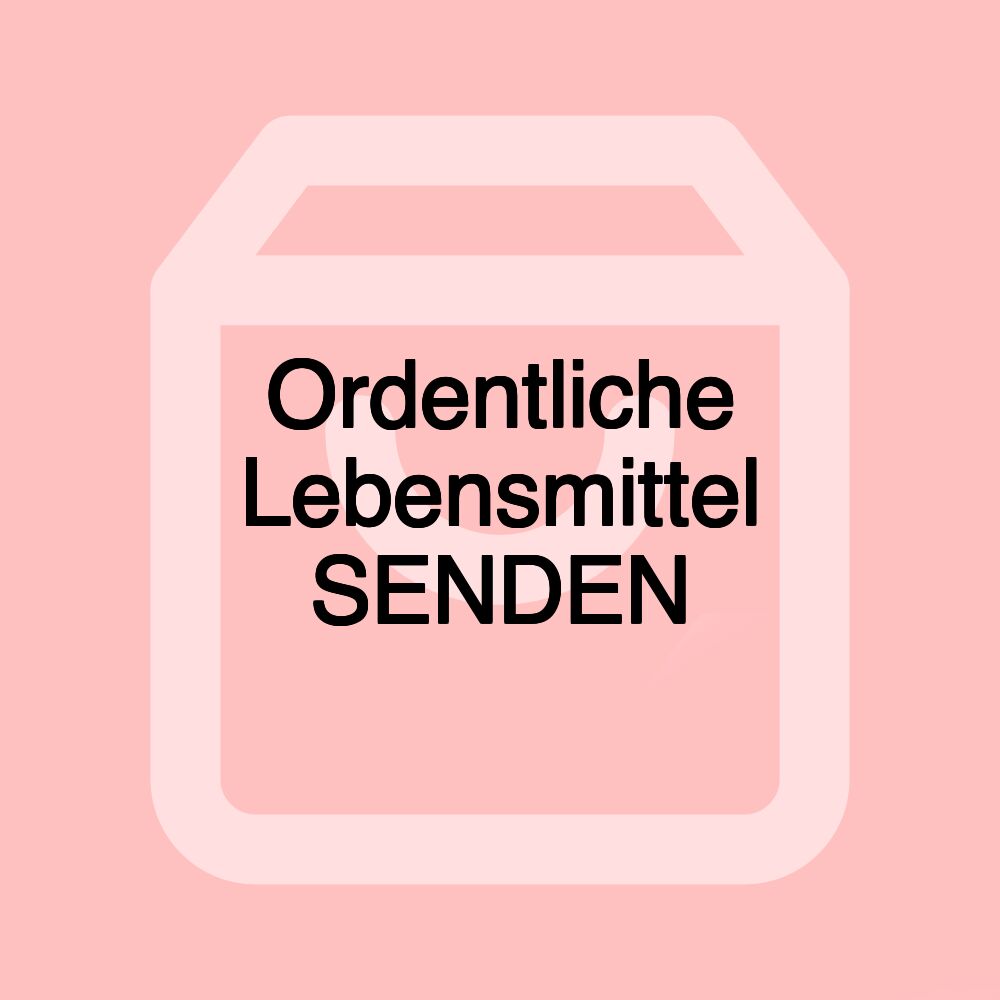 Ordentliche Lebensmittel SENDEN