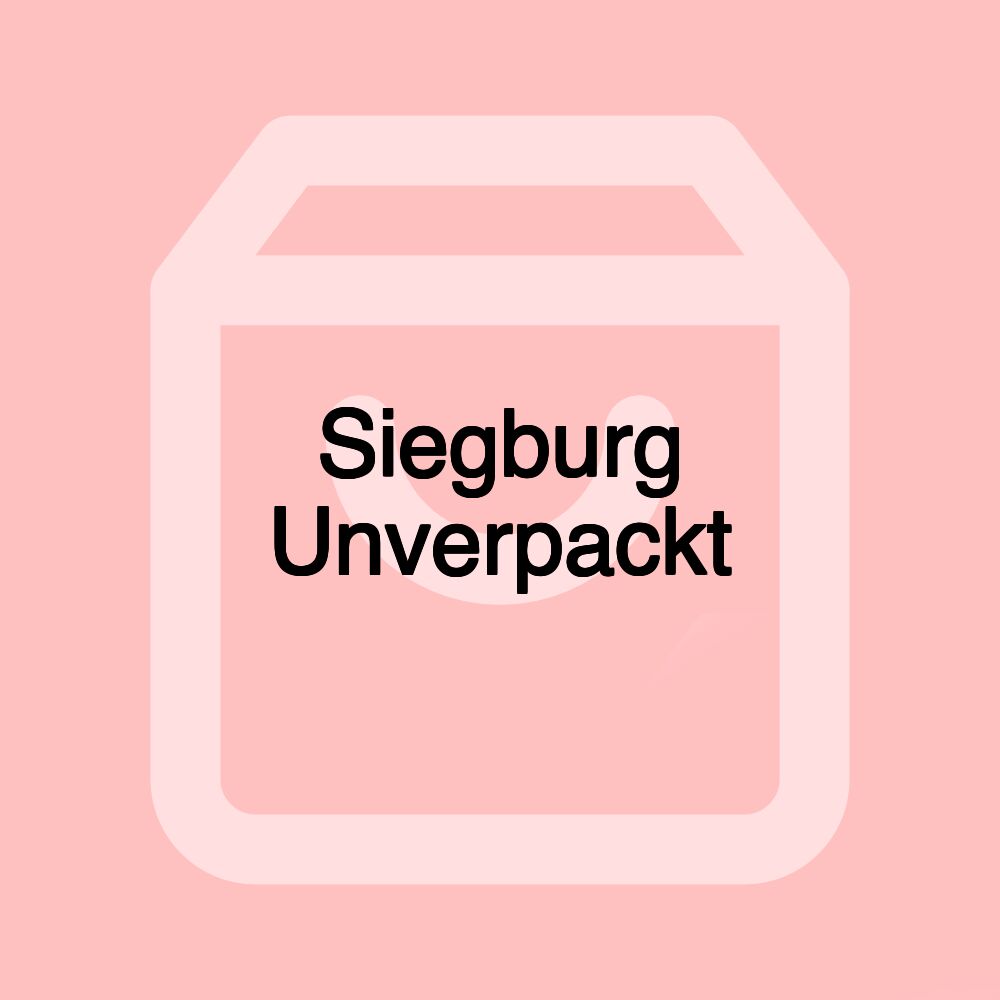 Siegburg Unverpackt