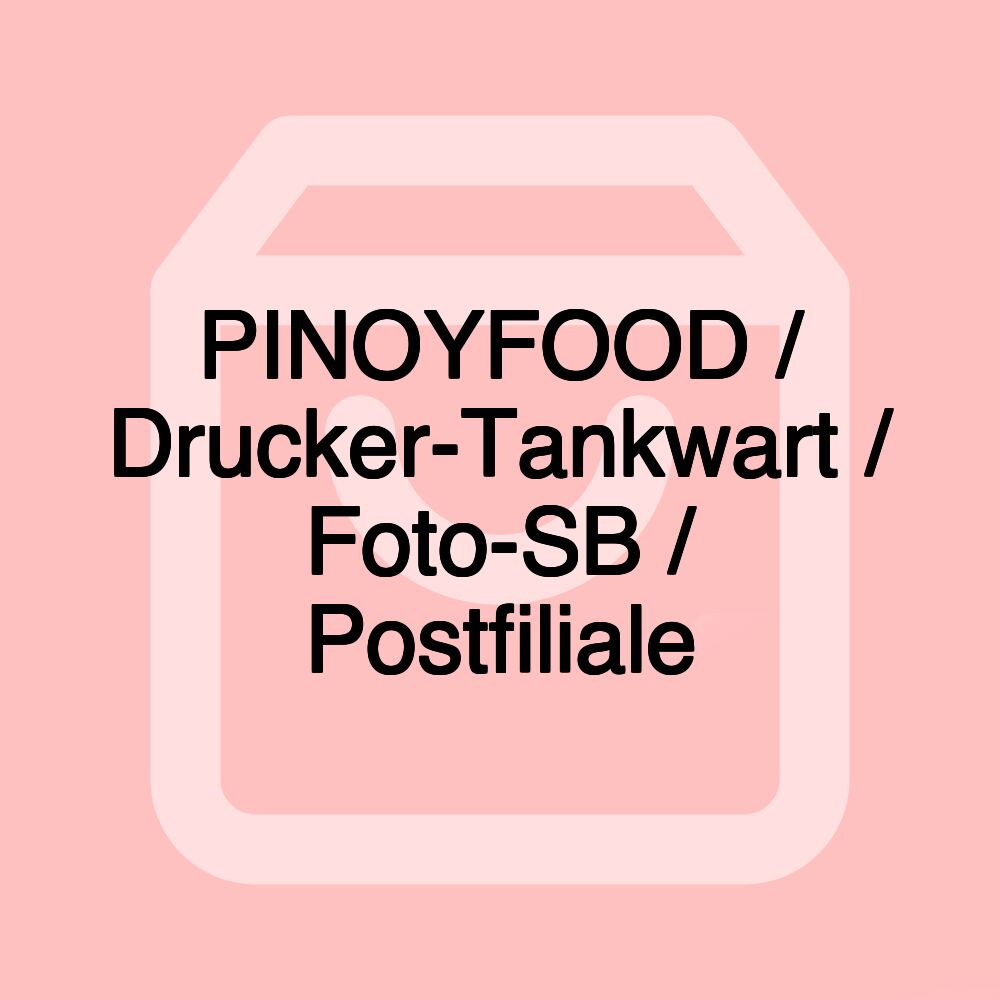 PINOYFOOD / Drucker-Tankwart / Foto-SB / Postfiliale