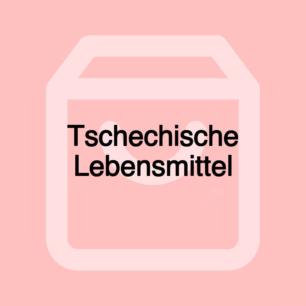 Tschechische Lebensmittel