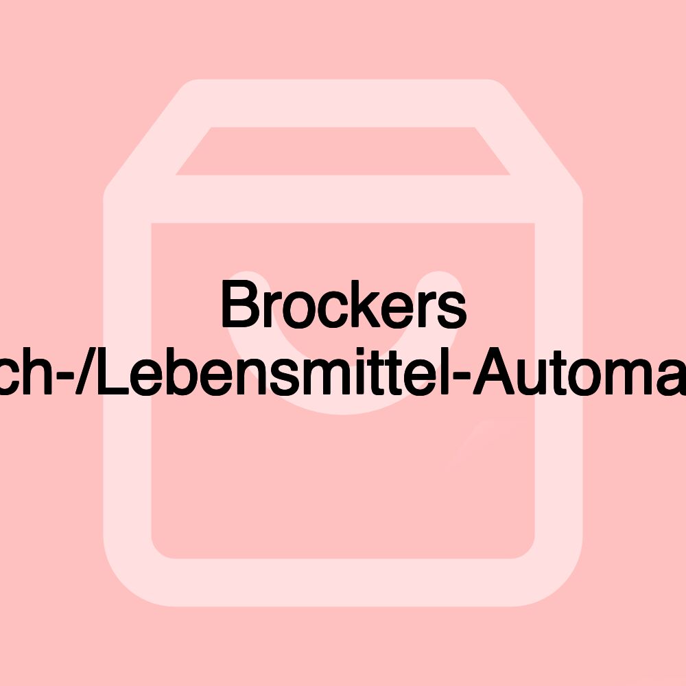 Brockers Milch-/Lebensmittel-Automaten