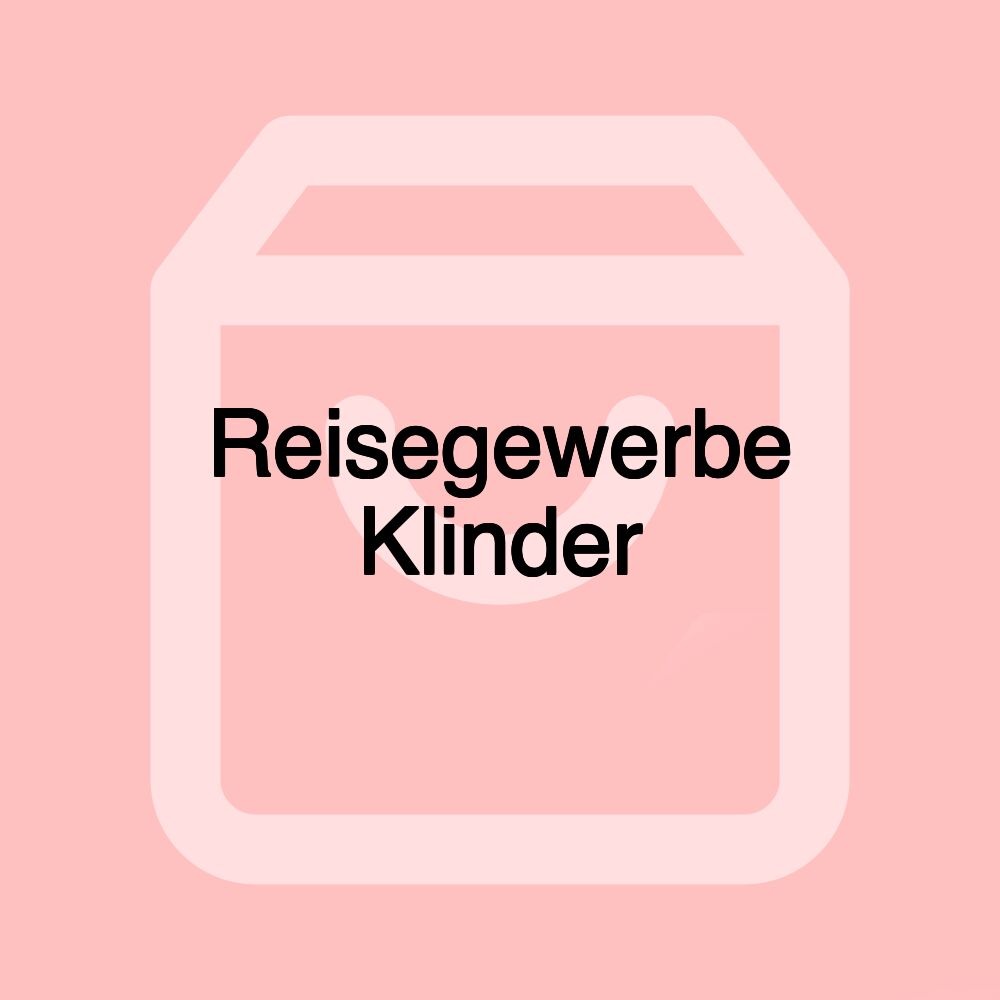 Reisegewerbe Klinder