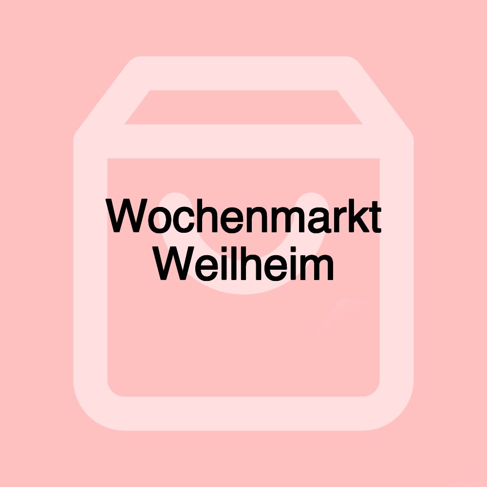 Wochenmarkt Weilheim